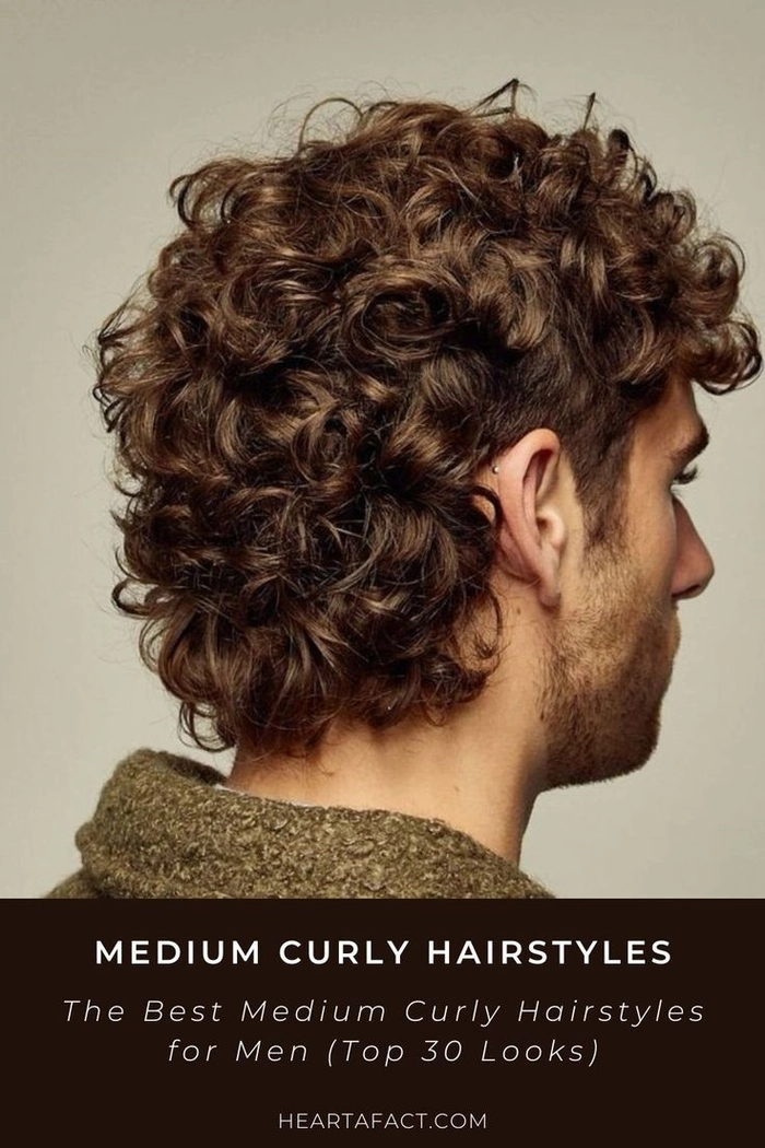 ALT text: Man with curly hair showcasing a modern men haircut idea with defined curls and a clean shape