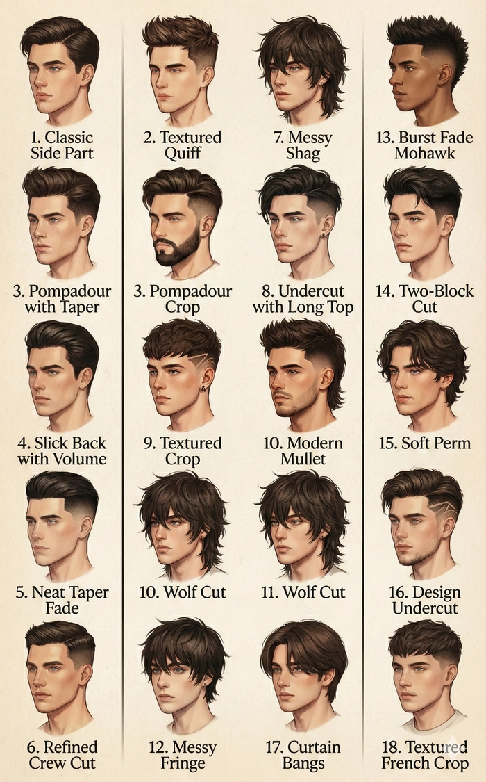 Stylish men haircut ideas for 30 year old men featuring a clean modern haircut for a confident look