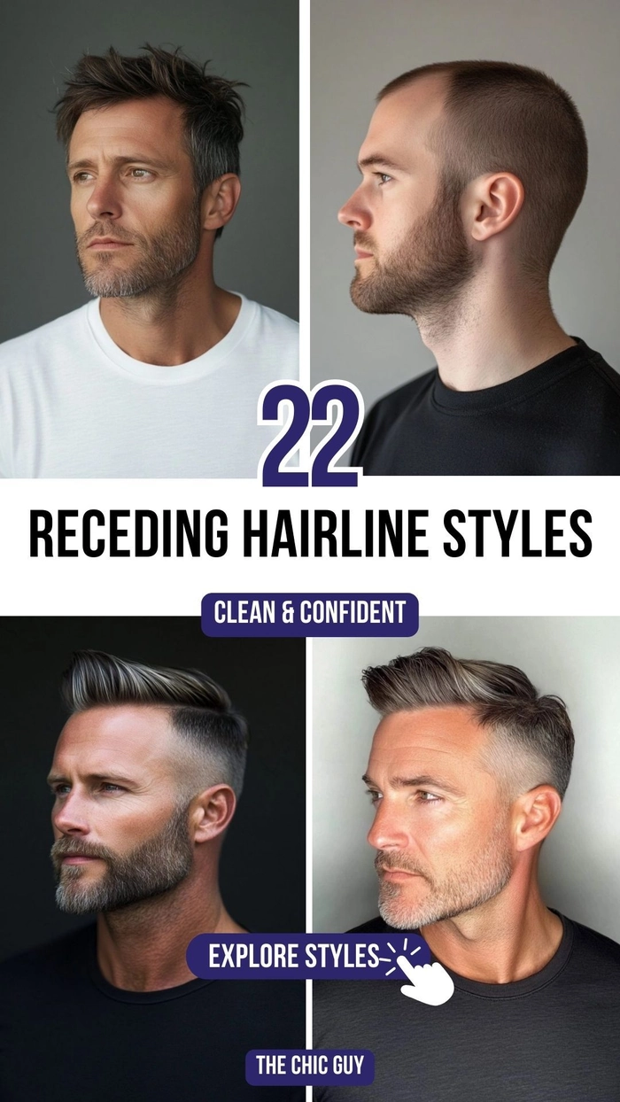 Men’s Haircut Ideas for Receding Hairlines